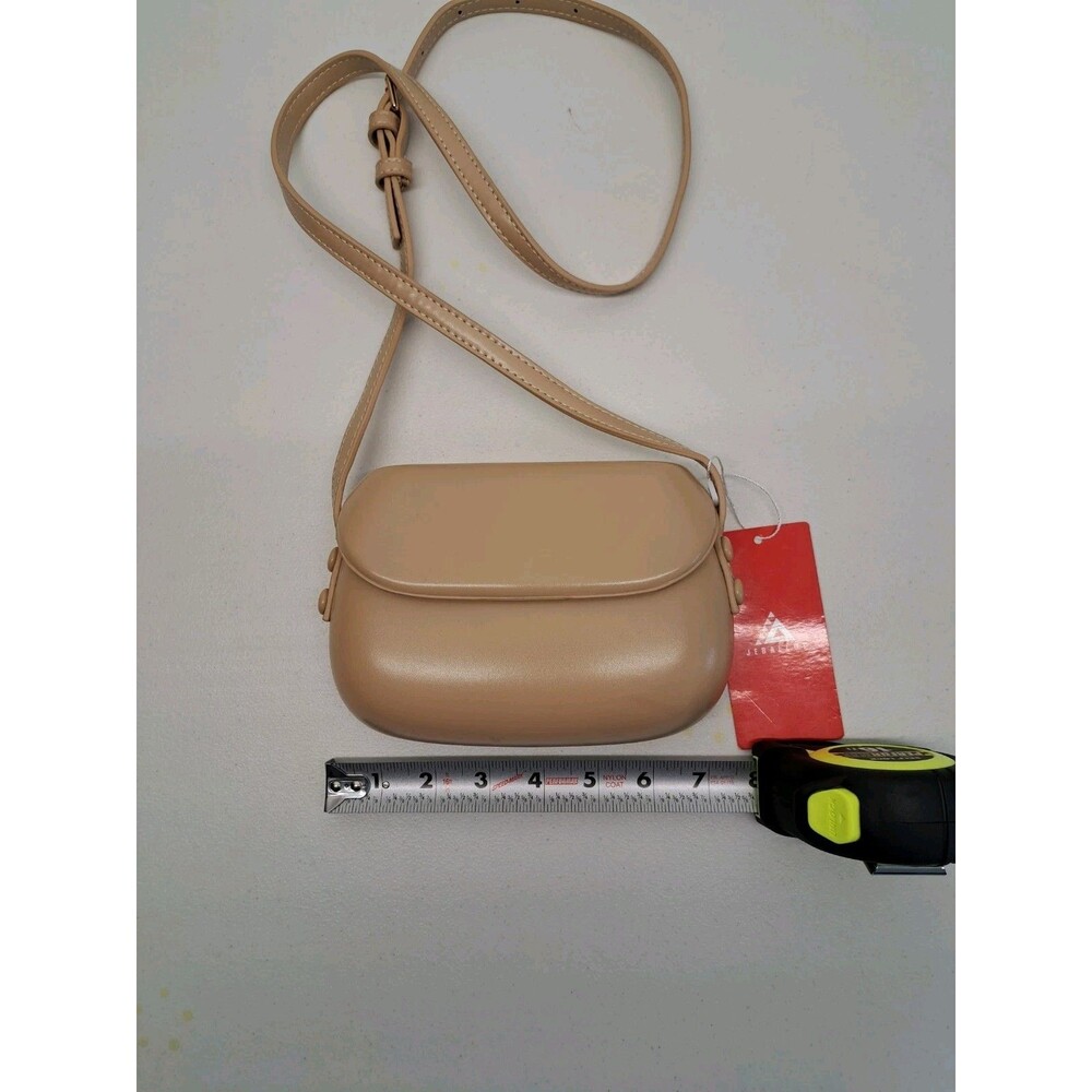 Jebalot Small Hardcase Beige Crossbody Purse New*